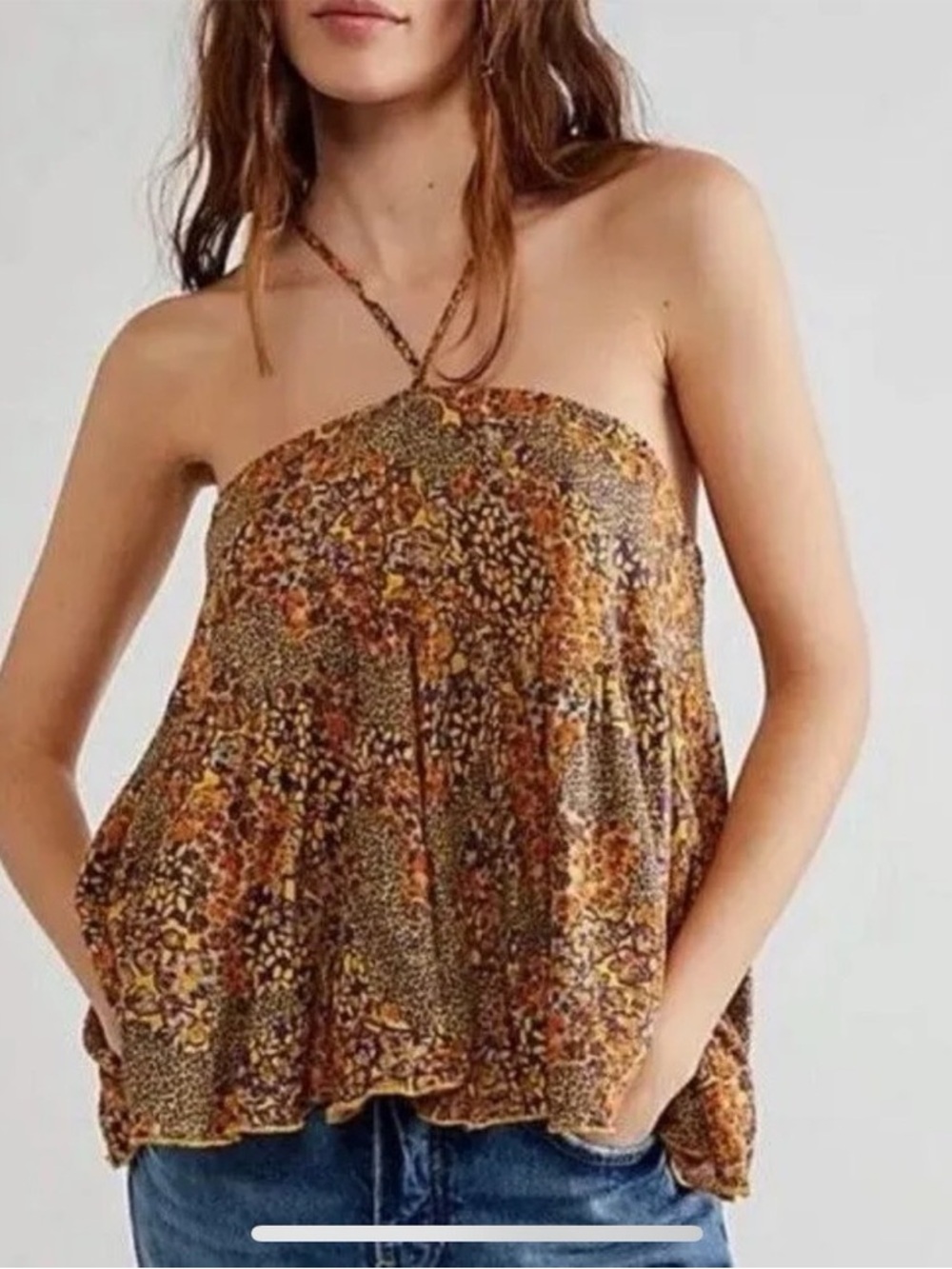 Free People Two Ways to Sunday Convertible Multicolor Top and Skirt - Size S